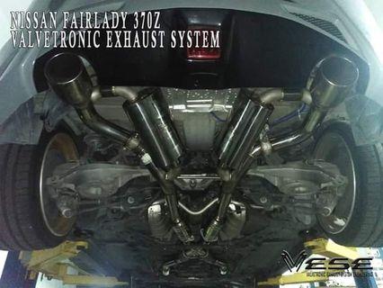 NISSAN FAIRLADY 370Z VALVETRONIC EXHAUST SYSTEM