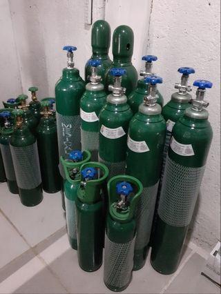 Medical oxygen tanks