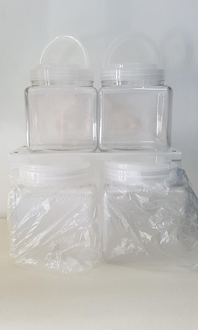 2 Litres Plastic Containers for Betta Fish, Pet Supplies, Homes & Other