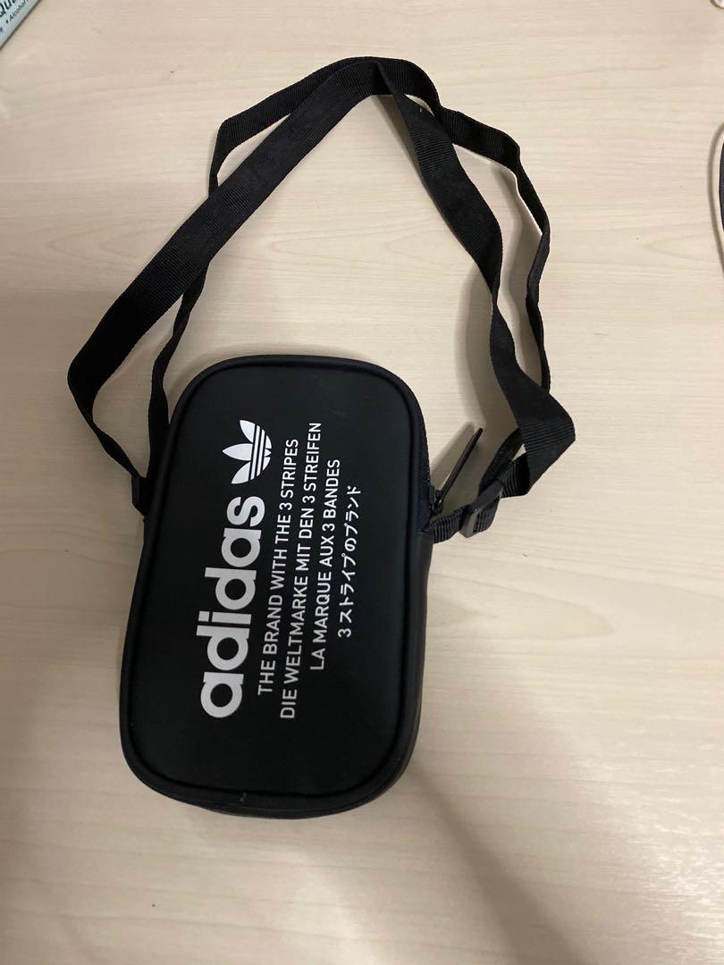 adidas pouch bag black