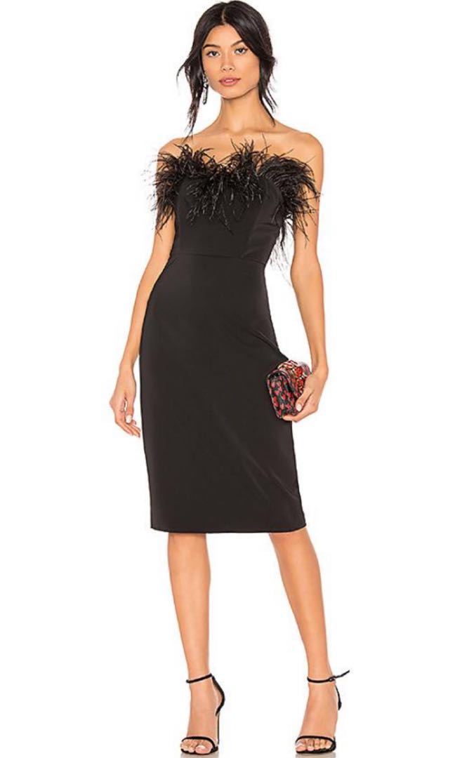 BN LPA AURORA FEATHER DRESS