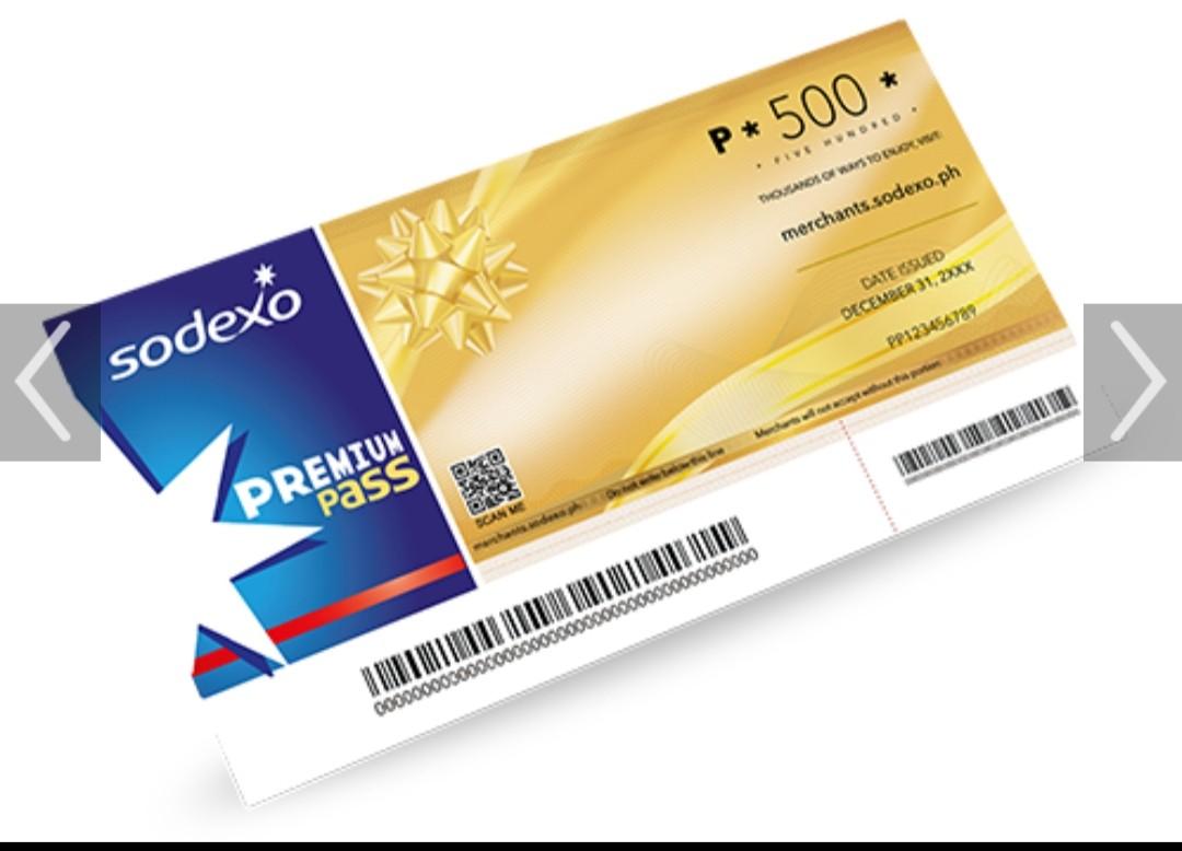 BUY AND SELL OF SODEXO AND SM GC, Tickets & Vouchers, Store Credits on
