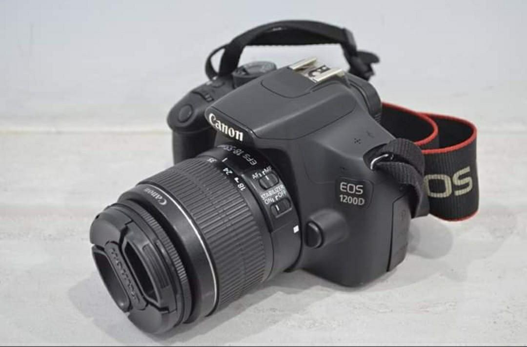 canon 1200d murah bonus flash eksternal godox baterai cadangan
