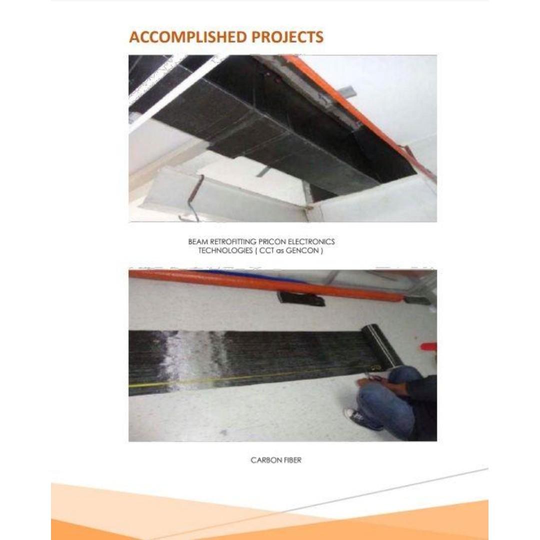 Carbon Fiber Retrofitting, Commercial & Industrial, Construction