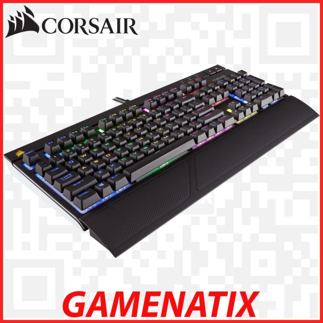 Corsair Strafe RGB MX Red Mechanical Gaming Keyboard, Computers &amp; Tech ...