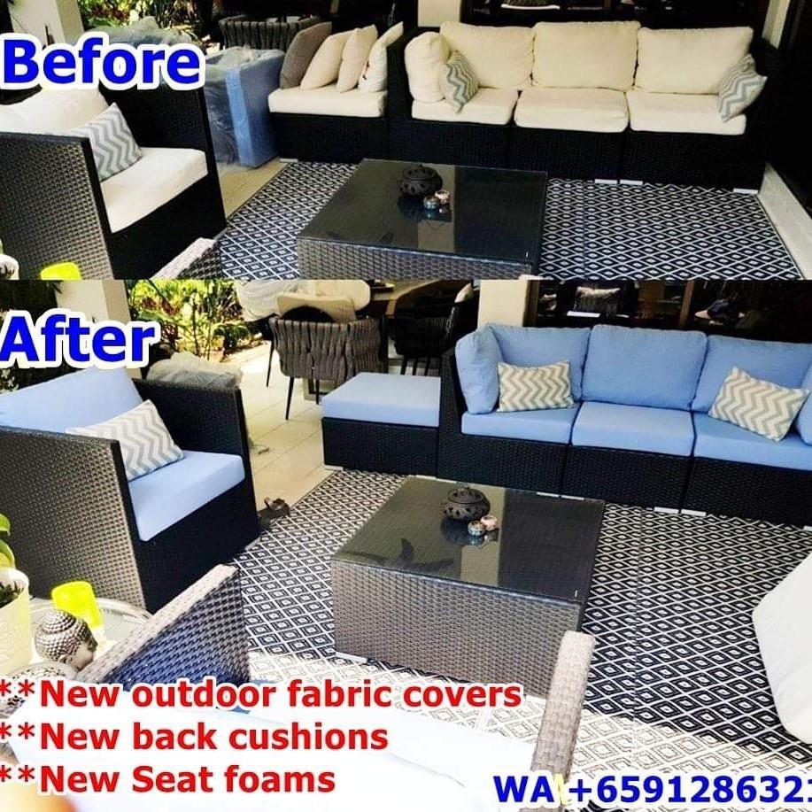 (CUSTOM MADE) Outdoor furniture fabric sofa covers **5yrs warranty