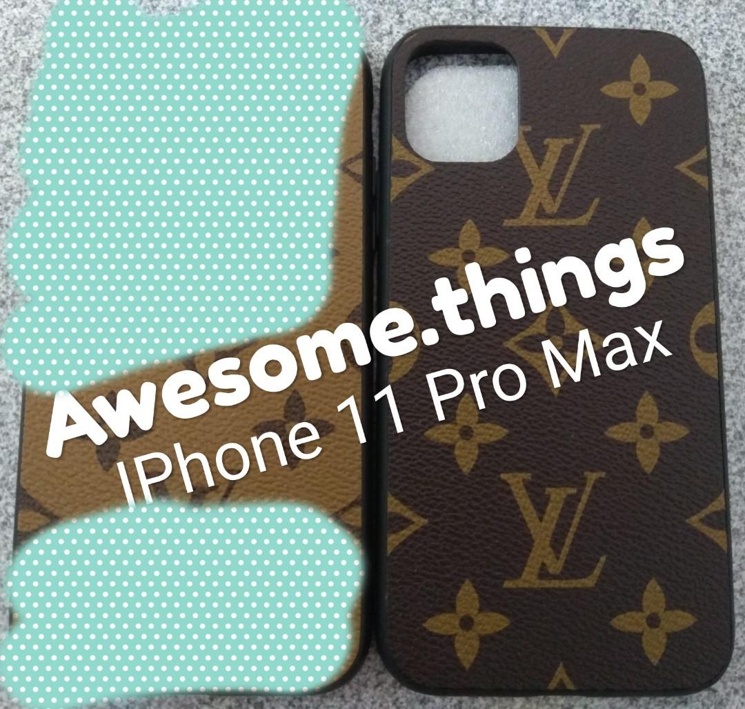 INSTOCKS Louis Vuitton LV Apple iPhone 11 Pro Max Premium All Sides Covered Case Brown ...