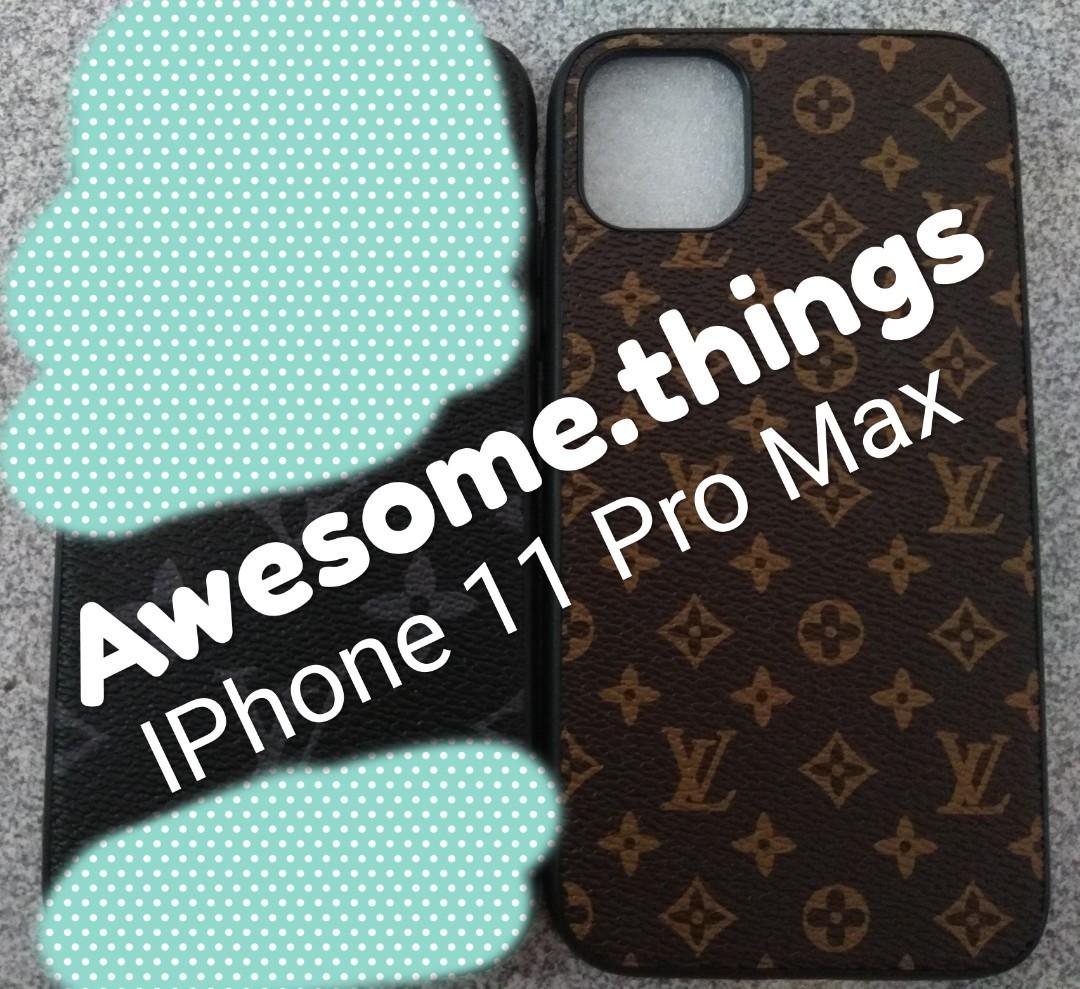 INSTOCKS Louis Vuitton LV Apple iPhone 11 Pro Max Premium All Sides Covered Case Brown ...