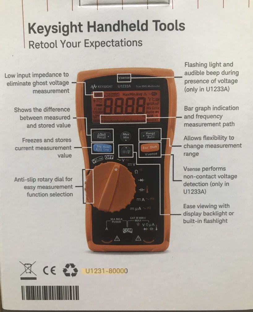 Digital Multimeter U1231a Electronics Others On Carousell Digital Multimeter U1231a Electronics Others On Carousell