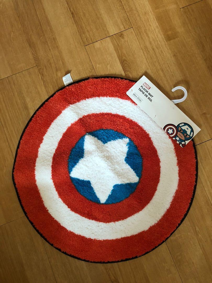 Floor Mat Marvel Captain America Thor Avengers On Carousell