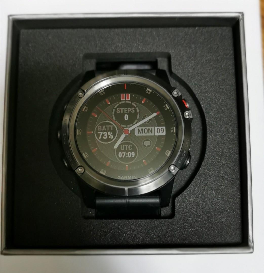 Garmin fenix 5x plus sapphire for sale online