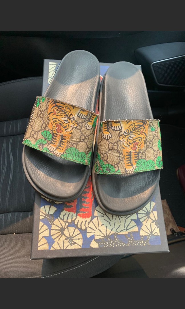 gucci bengal slides