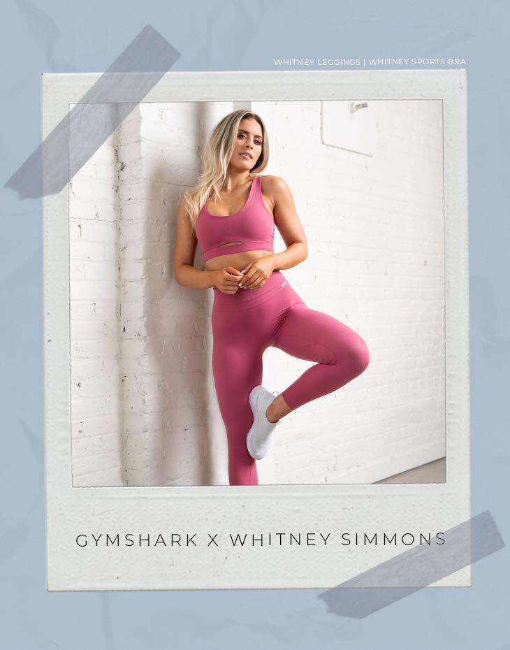Bnwt Gymshark X Whitney Simmons Leggings Pink Women S Fashion Clothes Others On Carousell