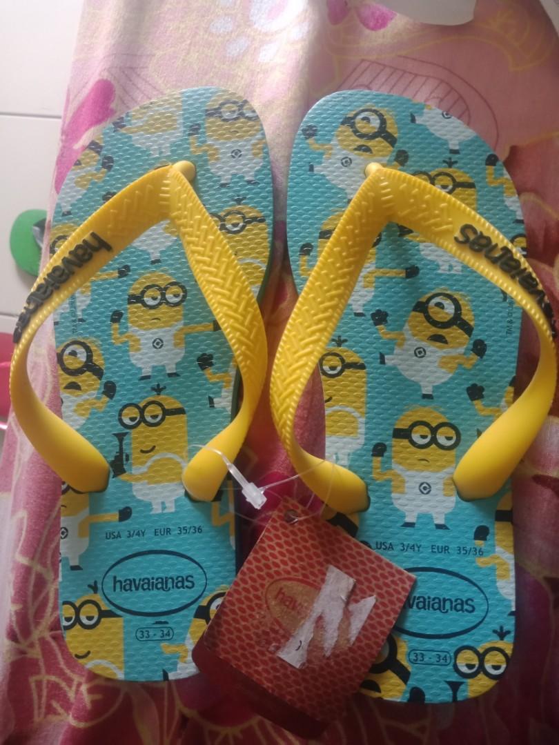 Havaianas Minions Babies Kids Babies Kids Fashion on Carousell