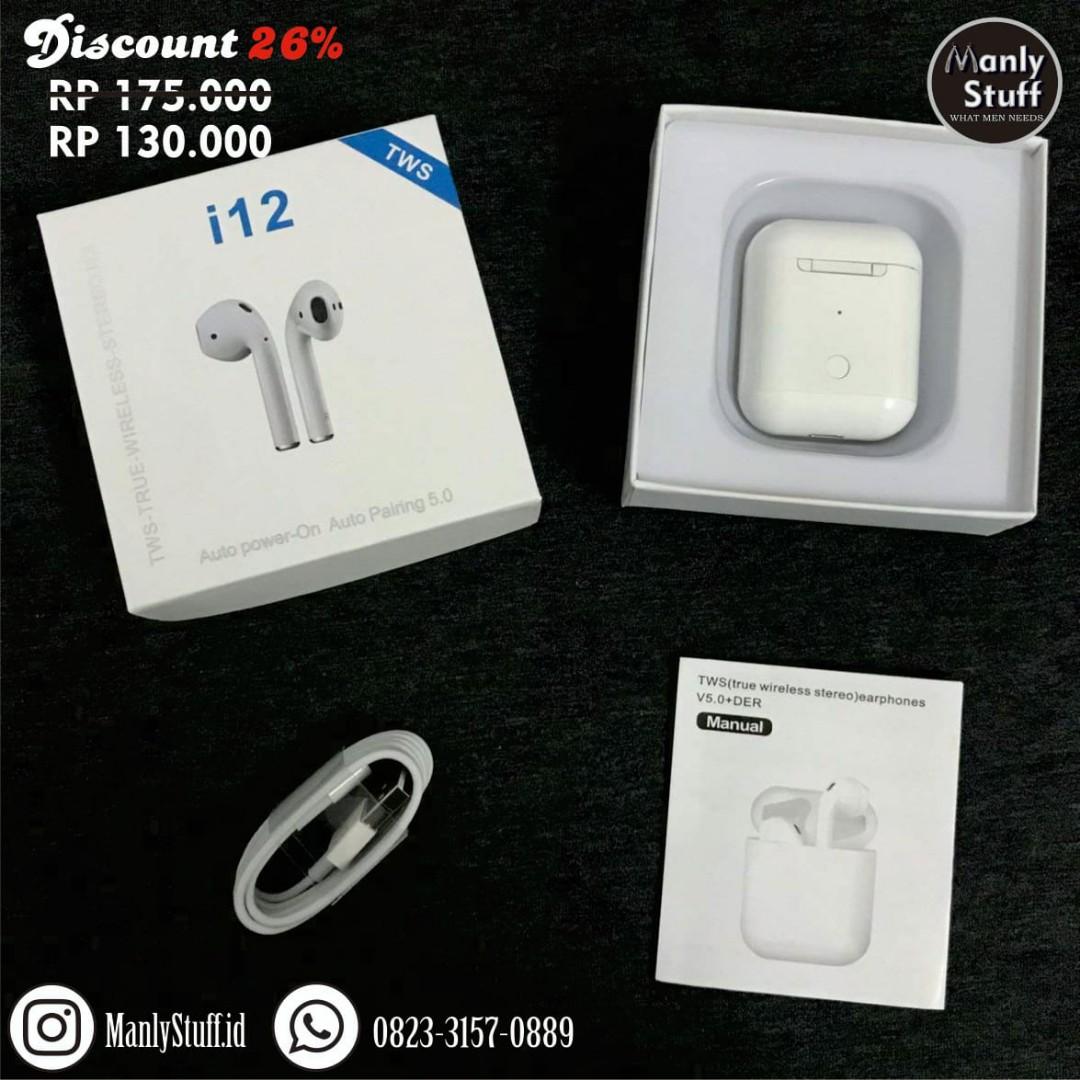 Headset Bluetooth Murah i13 tws, Telepon Seluler \u0026 Tablet, Aksesoris Tablet  \u0026 Handphone, Aksesoris Ponsel di Carousell