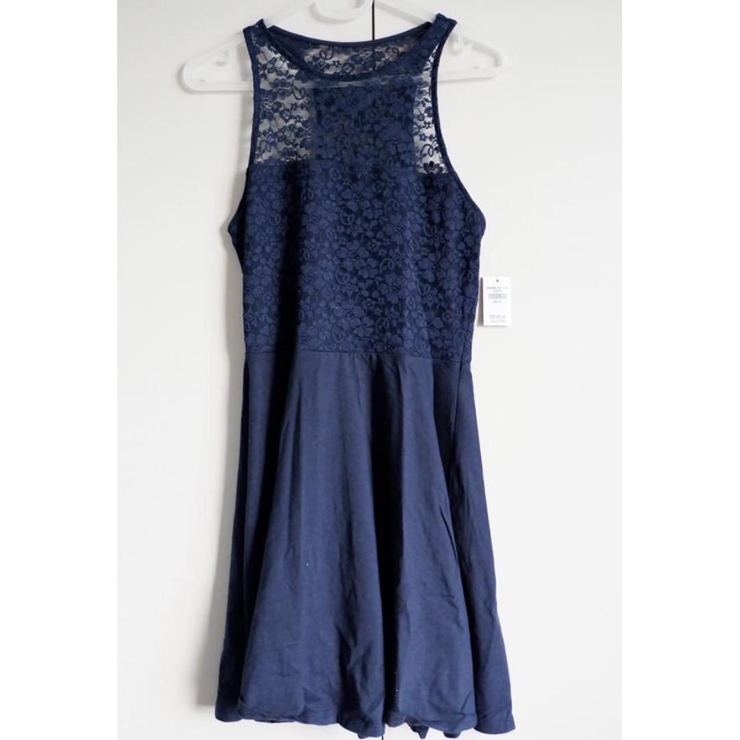 HOLLISTER Blue Lace Dress Women s Fashion Dresses Sets Dresses on Carousell