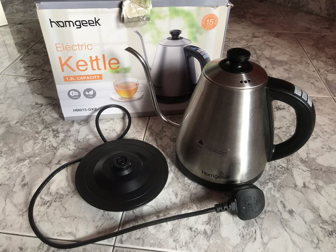 Homgeek gooseneck electric kettle sales