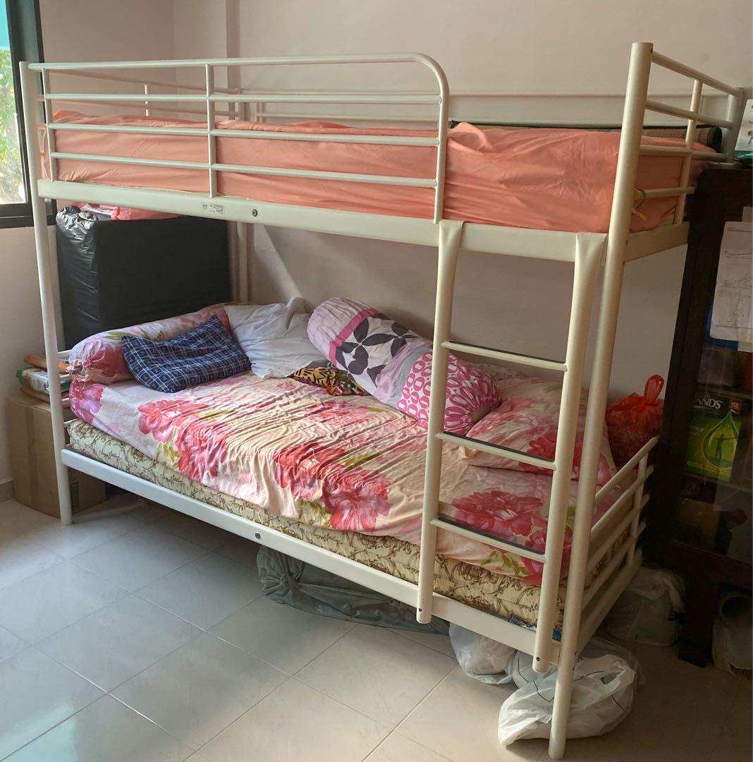 Ikea Bunk Bed Frame Furniture Beds Mattresses On Carousell