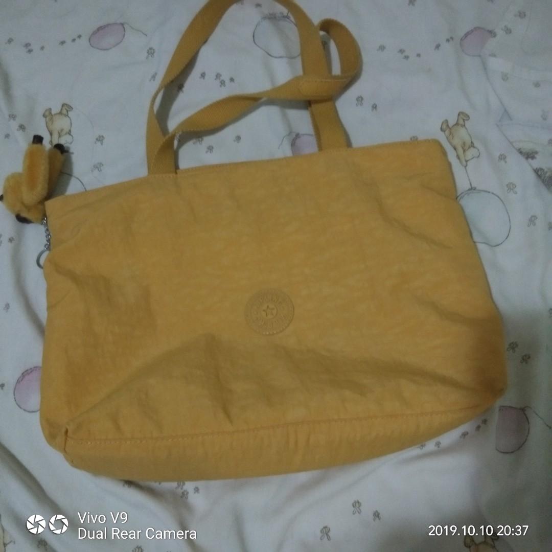 Kipling Yellow Mustard, Women's Fashion, Bags & Wallets, Crossbody