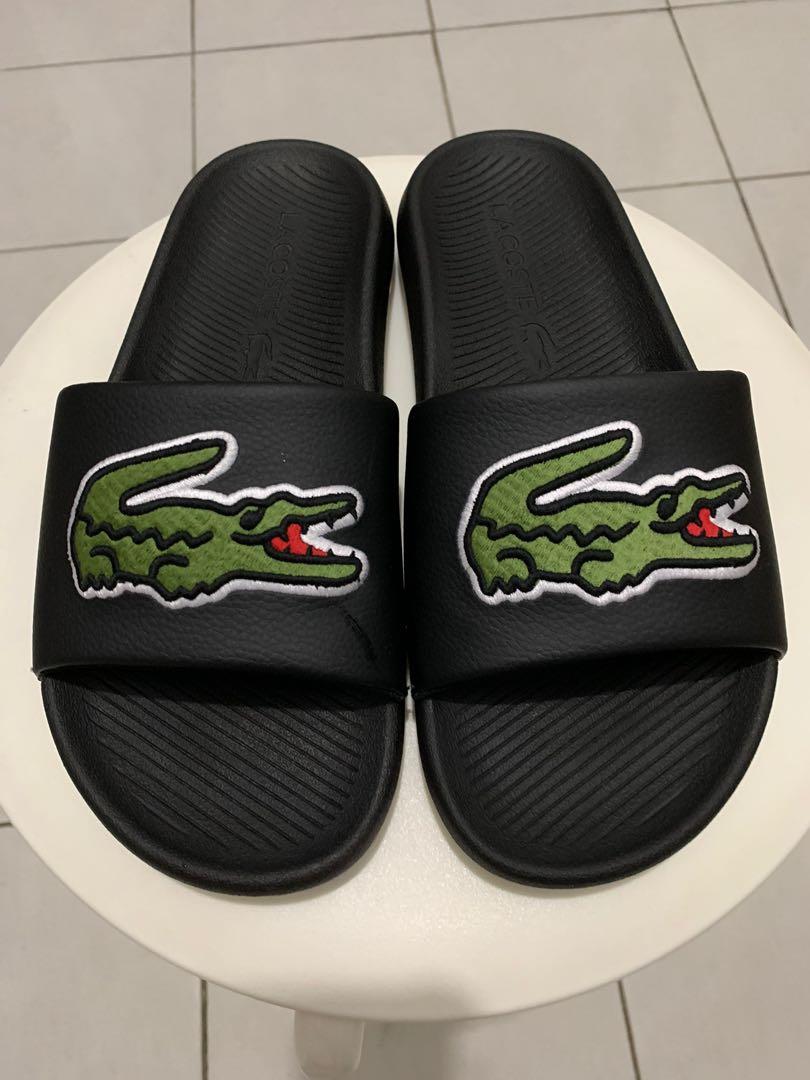 Lacoste outlet slipper price