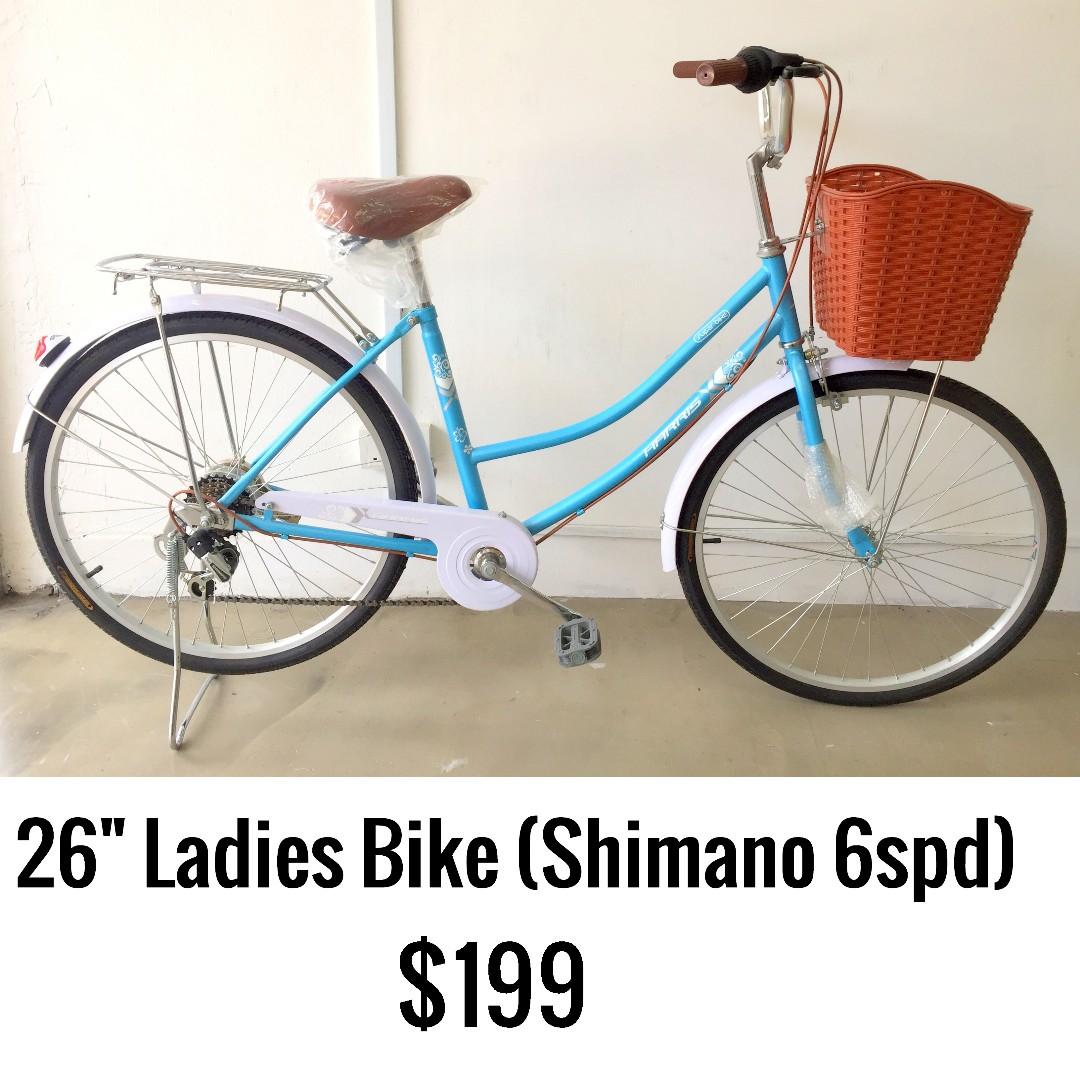 Ladies Bike Harris Sky Blue Vintage Ladies Bicycle 26 Bicycles