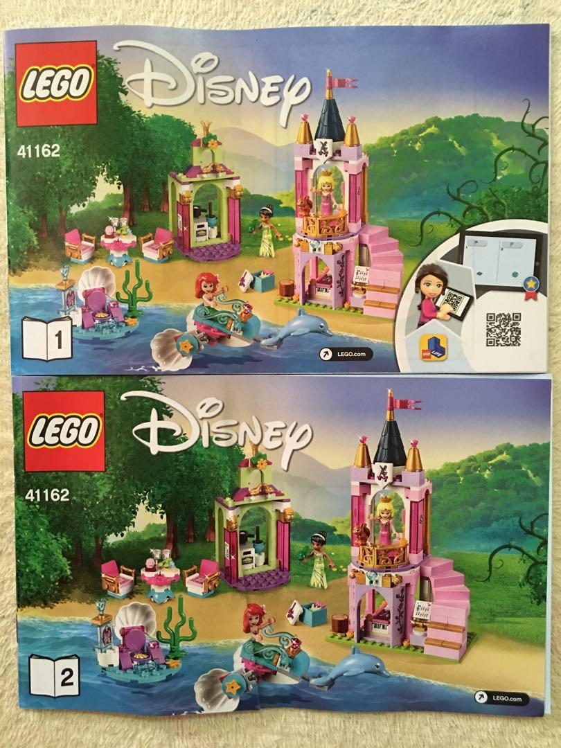 LEGO Disney Princess Ariel, Aurora, and Tiana's Royal Celebration 41162  Princess Castle Building Set