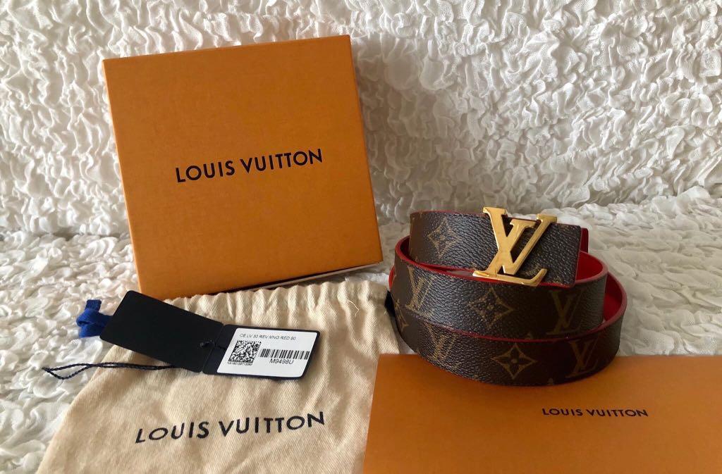 lv iconic 30mm reversible belt