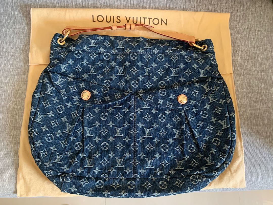 Louis Vuitton-Denim Daily GM Gris Bleu