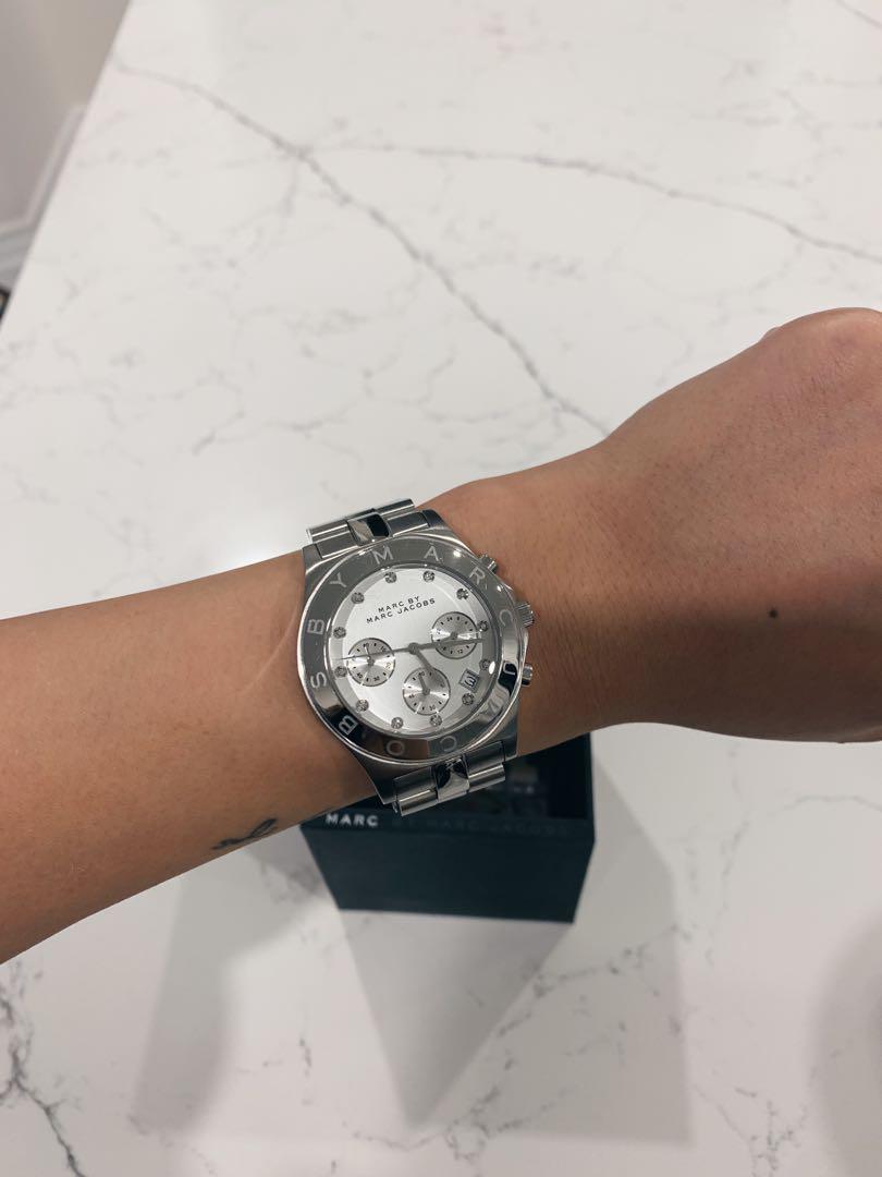 Marc by Marc Jacobs Women s Watch MBM3100 Blade Silver Women s