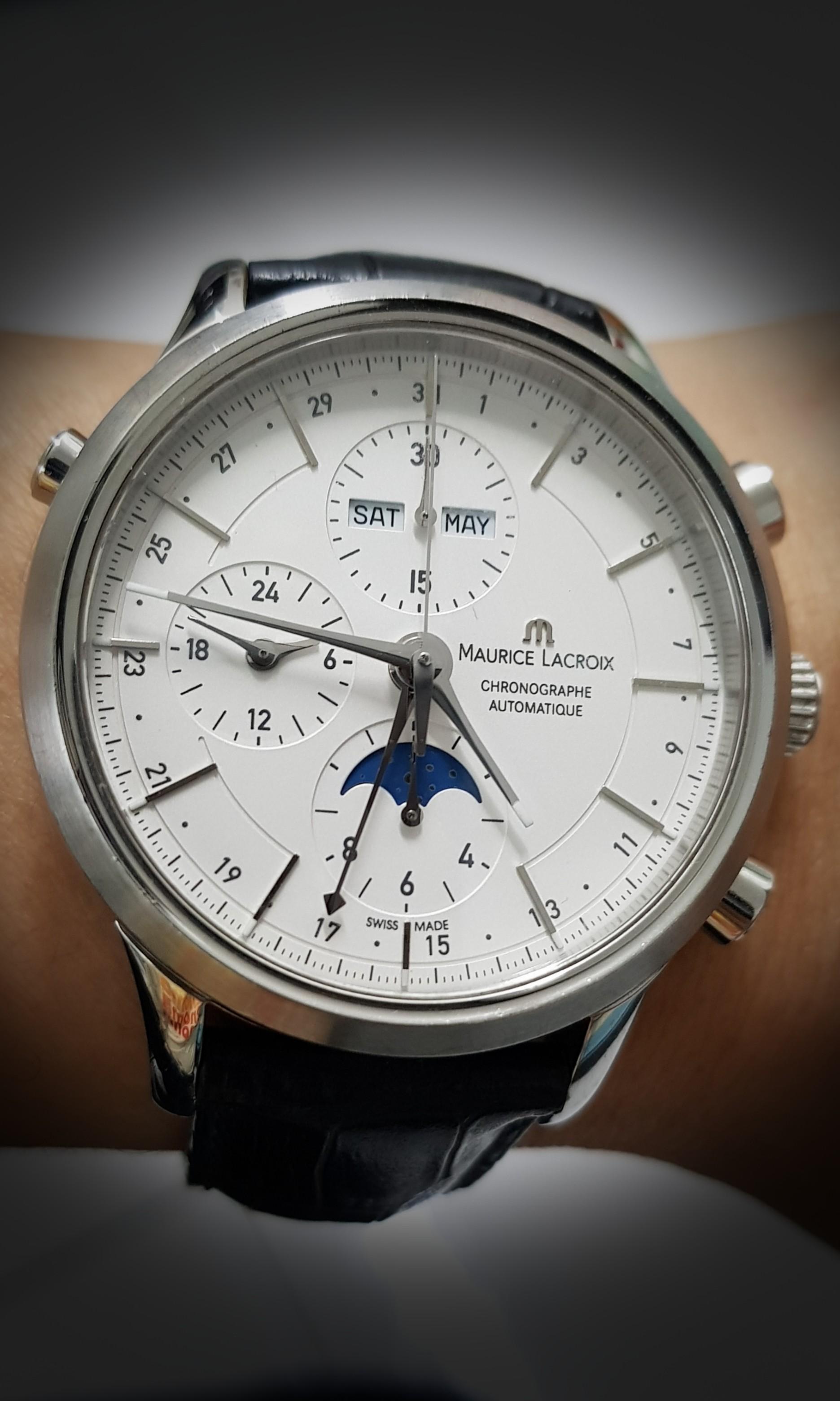 Maurice lacroix moonphase chronograph sales