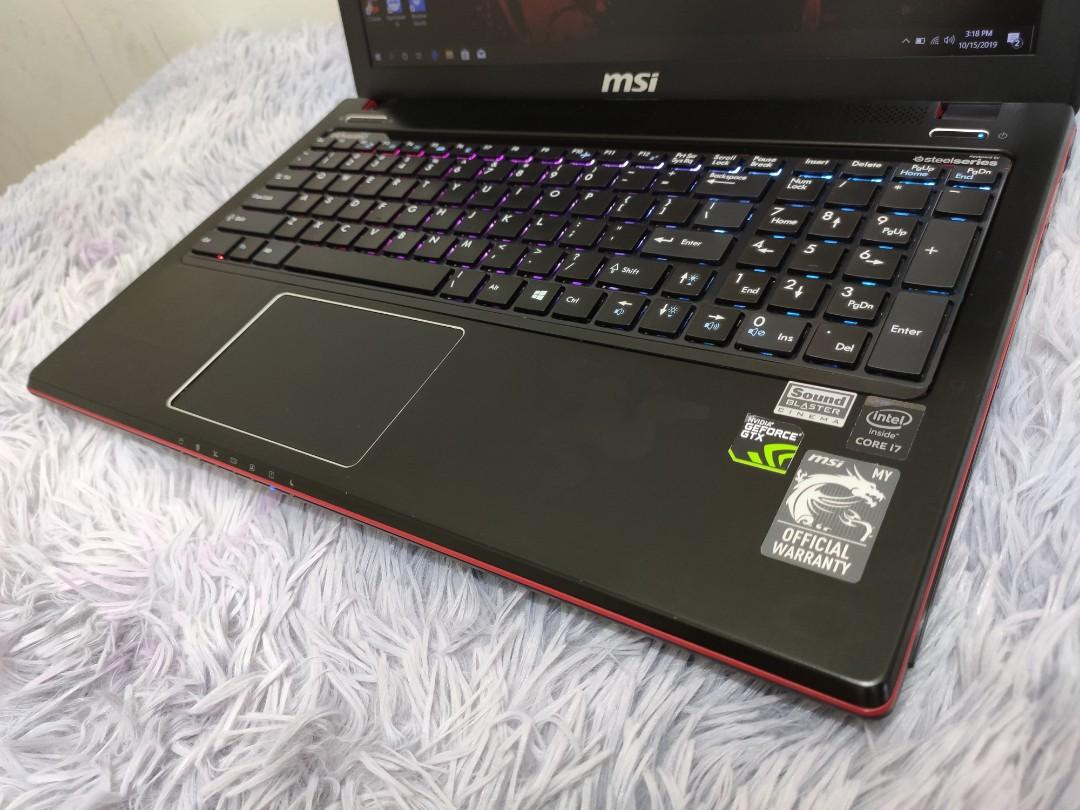 Msi Ge60 2pe Apache Pro Drivers Windows 10 MSI GE60 2PE Apache Pro Core i7, Computers & Tech, Laptops & Notebooks