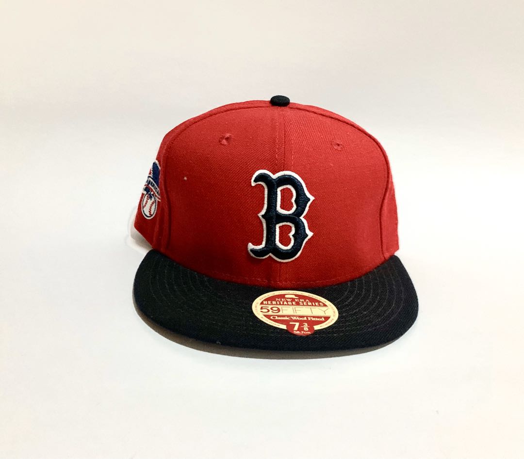 red boston red sox fitted hats