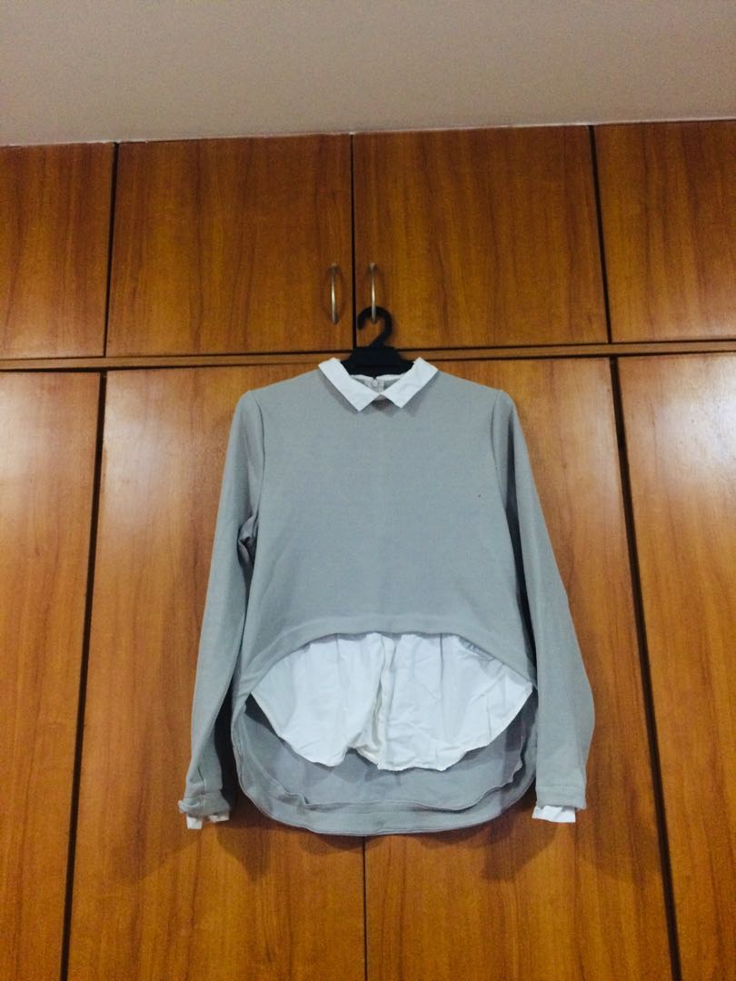 Office Shirt, Women's Fashion, Tops, Shirts on Carousell