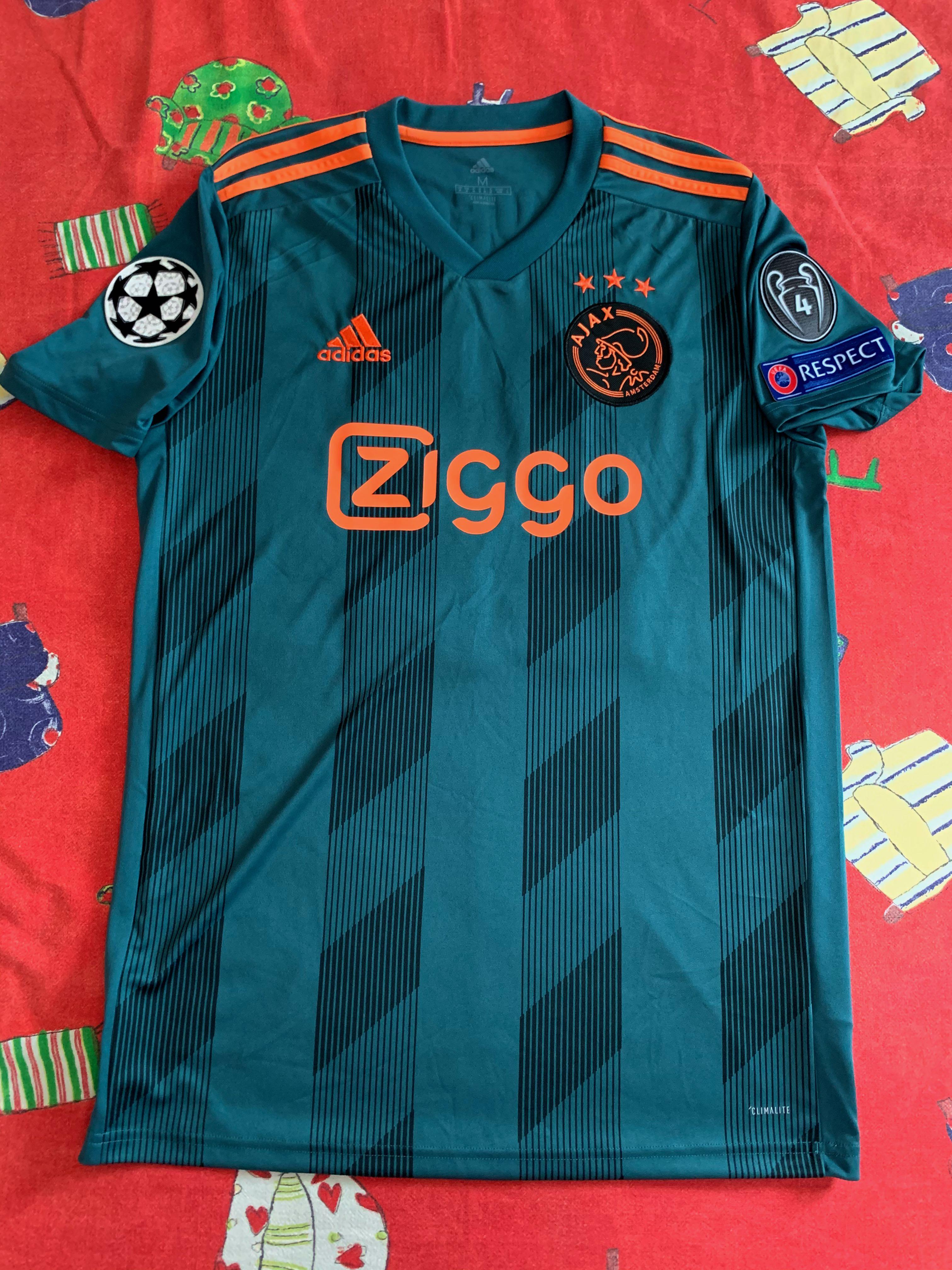 Official Ajax Amsterdam Adidas Away Jersey Sports Sports Apparel On Carousell