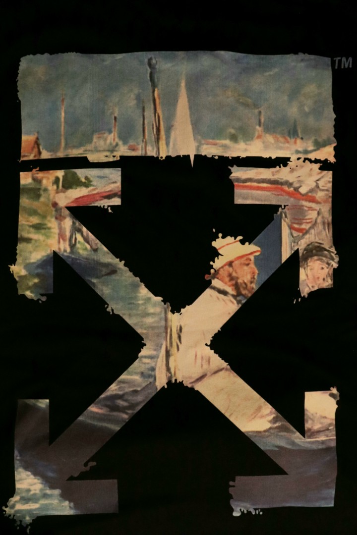 Off White Monet In His Studio Boat Bnwt Authentic Men S