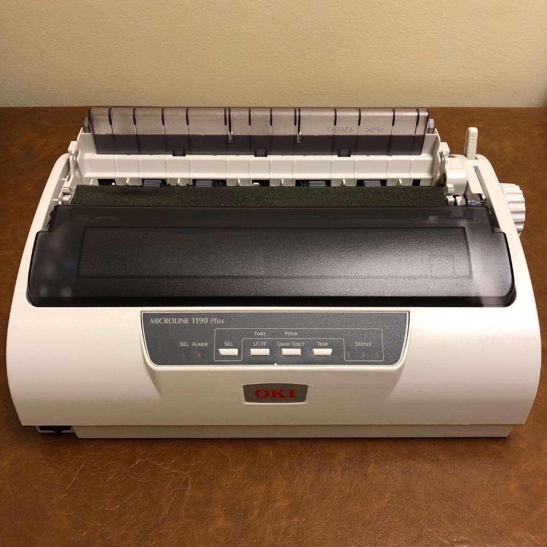 Oki Microline 1190 Plus 24 Pin Dot Matrix Printer, Computers & Tech