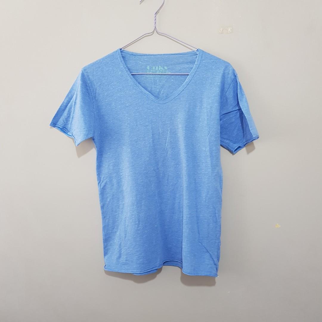 Ouky Light Cobalt Blue T Shirt Women S Fashion Clothes Tops On Carousell