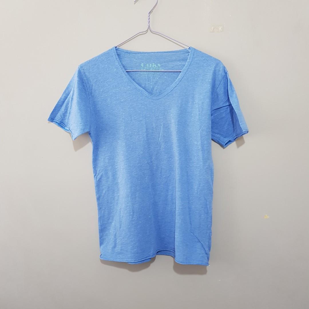 Ouky Light Cobalt Blue T Shirt Women S Fashion Clothes Tops On Carousell Ouky Light Cobalt Blue T Shirt Women S Fashion Clothes Tops On Carousell