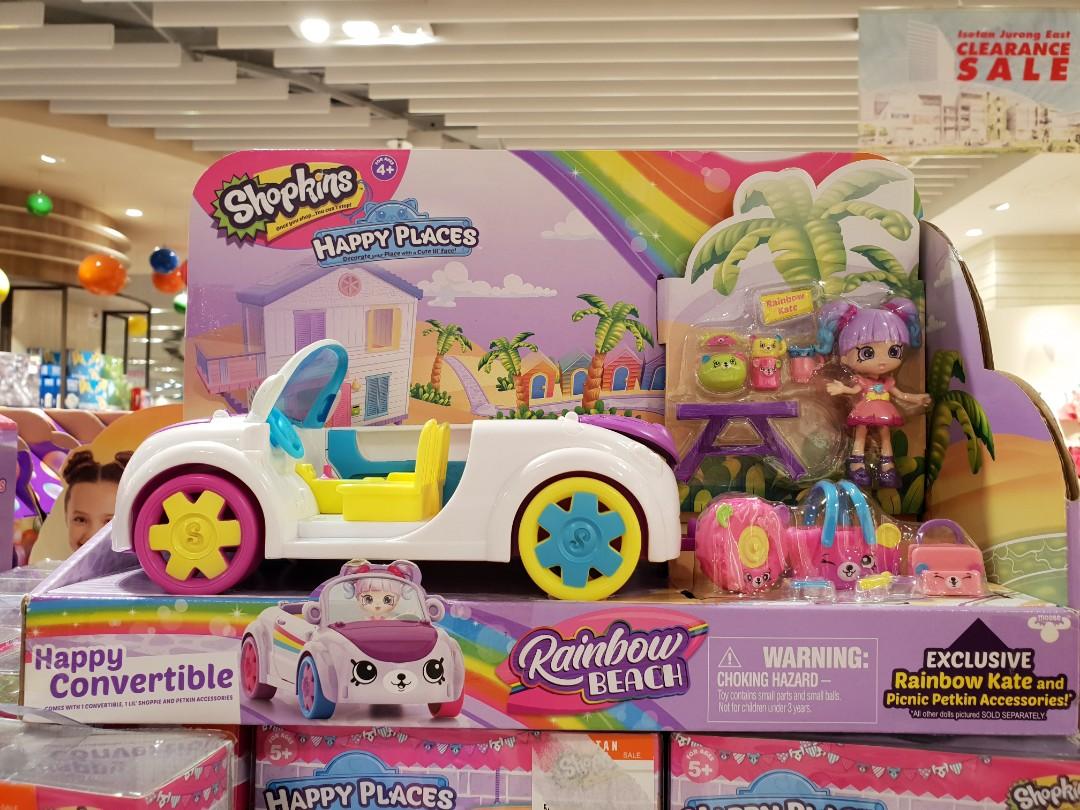 Shopkins happy places rainbow beach convertible playset discount