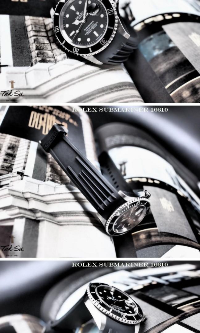 Tedsu concept rubber strap for rolex