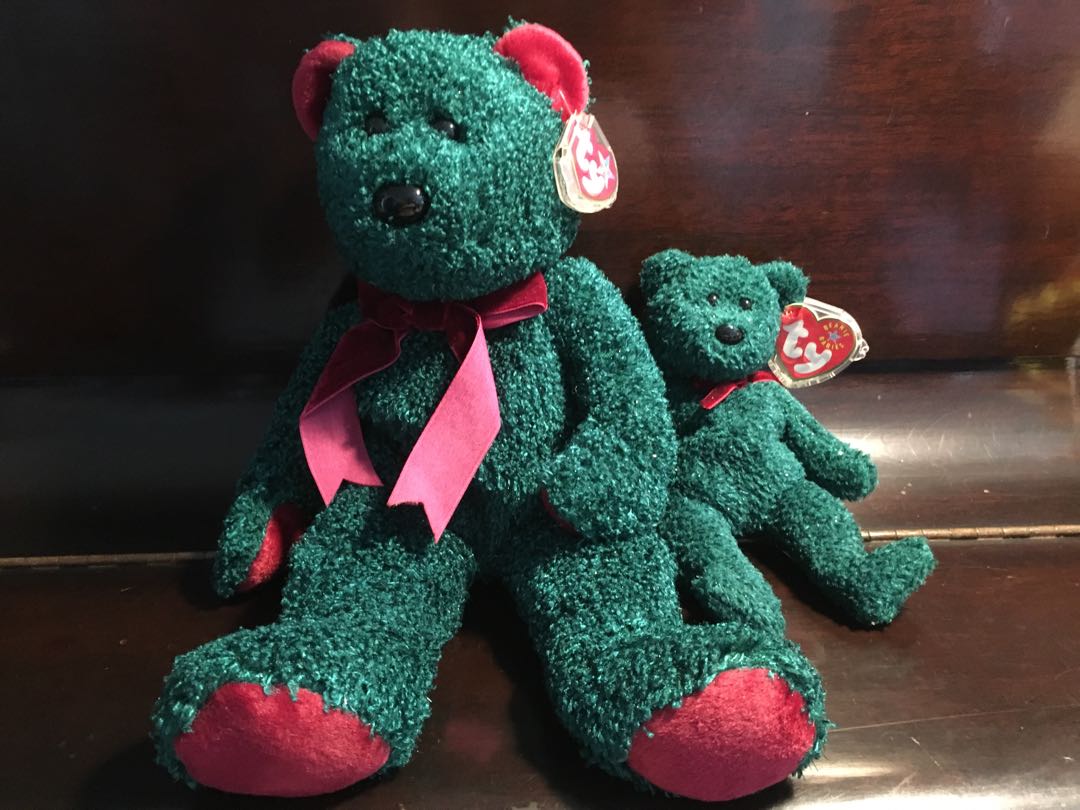 TY Beanie and Buddy 2001 Holiday Teddy Hobbies Toys Toys