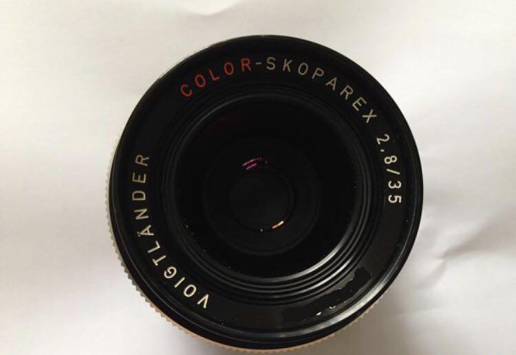 Voigtlander color-skoparex 35mm f2.8 QBM mount( Zeiss Distagon