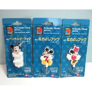 Disney Japan Mickey Minnie Pen Holder & Wall Hook
