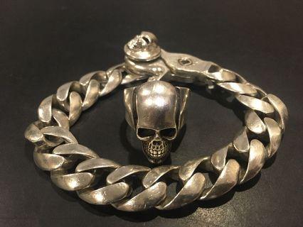 Biker Silver Ring & Bracelet