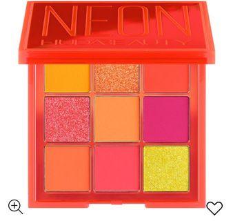Huda neon orange obsessions pressed pigment palette