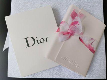 DIOR ~ MISS DIOR CARNET NOTEBOOK WITH SMALL PENCIL ~ NEW IN BOX