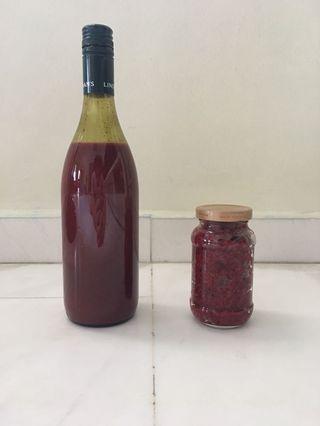 Red Glutinous Rice Wine 红糟酒 (Homemake)