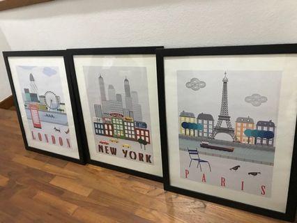 poster frame ikea furniture home living carousell singapore