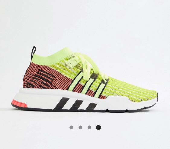Adidas originals eqt support trainers green sale