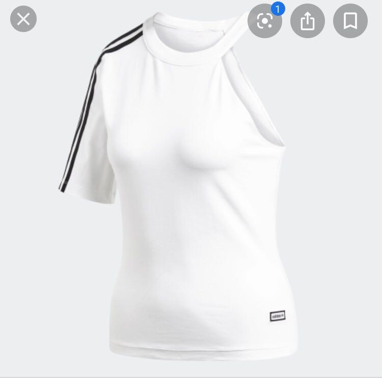 adidas white undershirt